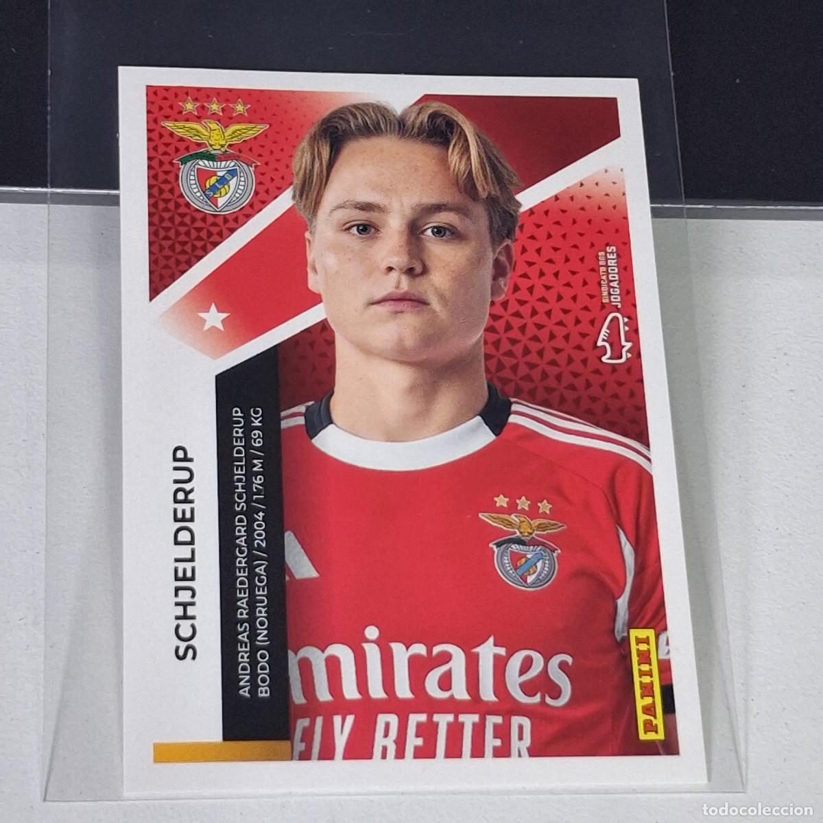 Cromos de f&uacute;tbol: B70 91 SCHJELDERUP BENFICA SLB CROMO STICKER FUTBOL PANINI PORTUGAL 2025-2026 25 26 LIGA BETCLIC
