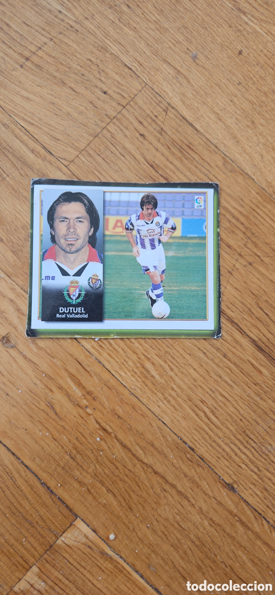 Cromos de f&uacute;tbol: Dutuel fichaje 27 recortado este 2001 2002 01 02