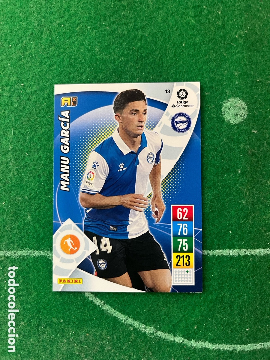 Cromos de f&uacute;tbol: 13 MANU GARC&Iacute;A DEPORTIVO ALAV&Eacute;S ADRENALYN 2021 2022 PANINI