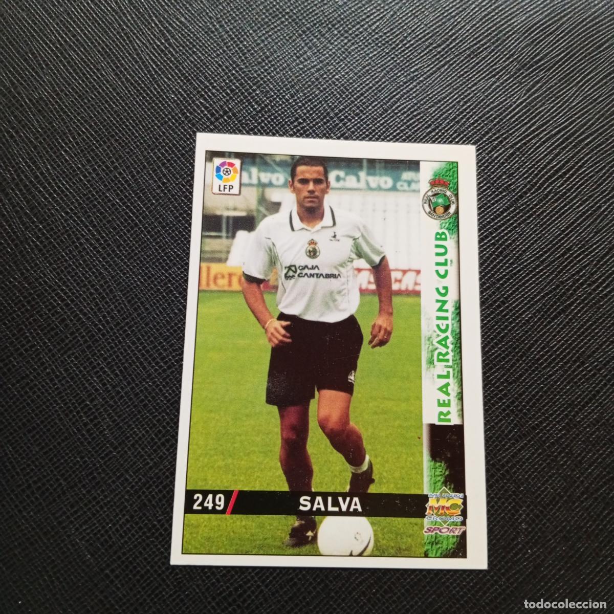 Cromos de f&uacute;tbol: 249 SALVA RACING SANTANDER MUNDICROMO 1998 1999 CROMO FUTBOL LIGA 98 99 - A218 PG33