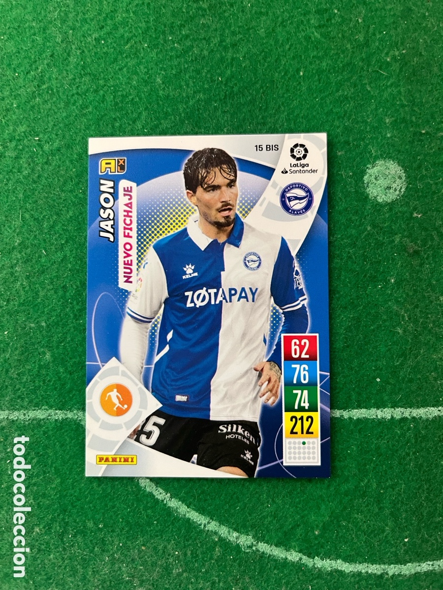Cromos de f&uacute;tbol: 15 BIS JASON DEPORTIVO ALAV&Eacute;S ADRENALYN 2021 2022 PANINI NUEVO FICHAJE