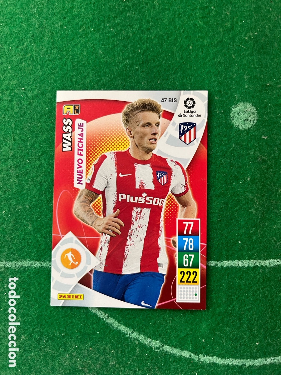 Football Stickers: 47 BIS WASS ATL&Eacute;TICO DE MADRID ADRENALYN 2021 2022 PANINI NUEVO FICHAJE