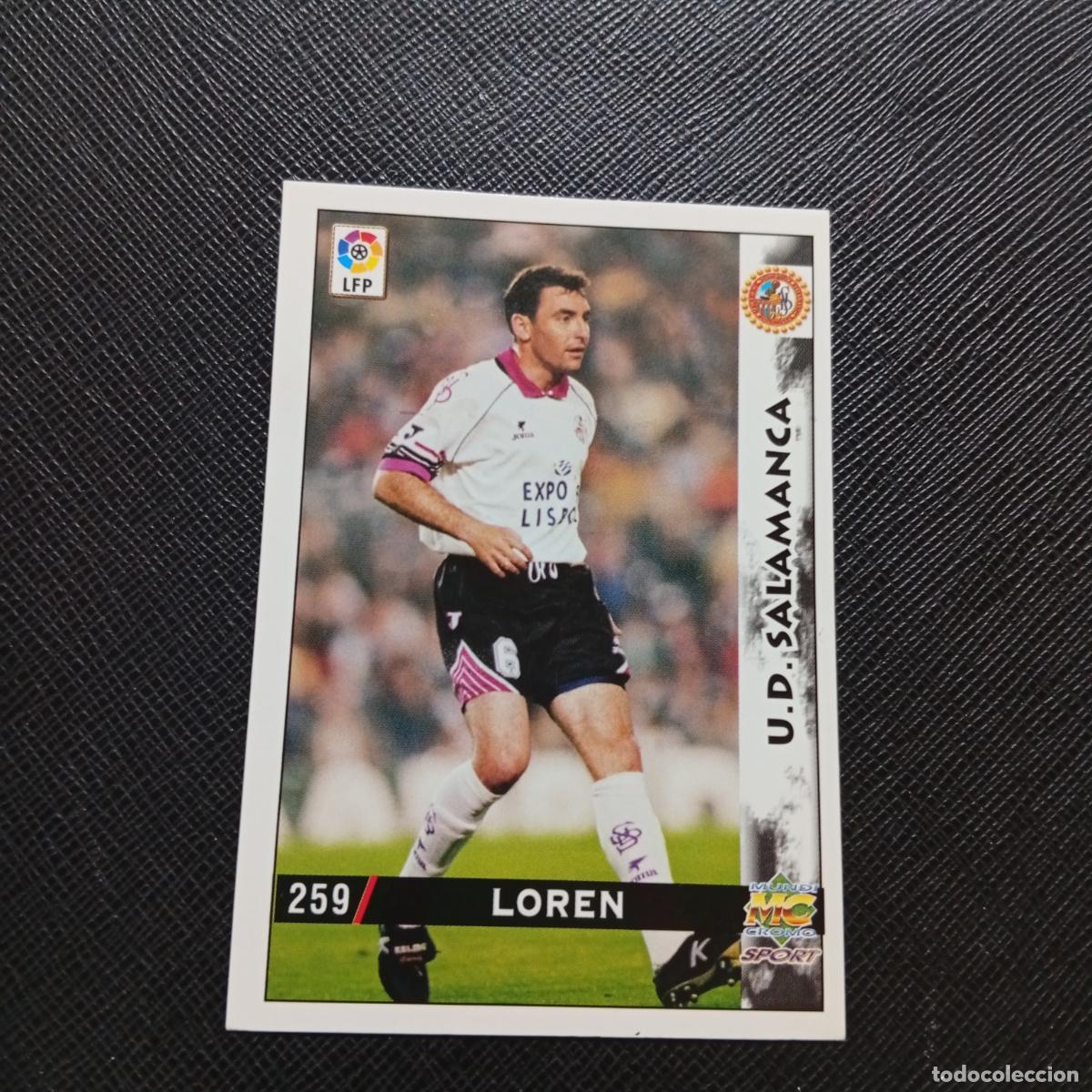 Cromos de f&uacute;tbol: 259 LOREN SALAMANCA MUNDICROMO 1998 1999 CROMO FUTBOL LIGA 98 99 - A218 PG35
