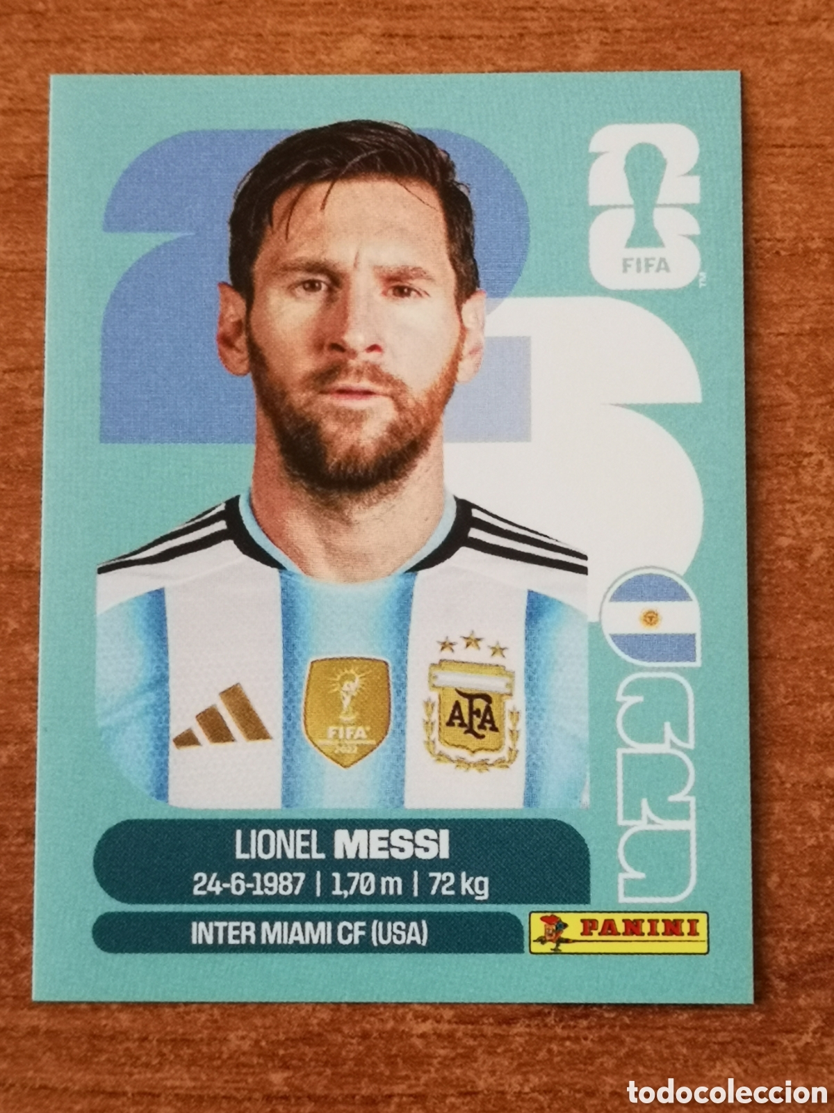 Football Stickers: Cromo Lionel Messi Argentina Panini Mundial 2026