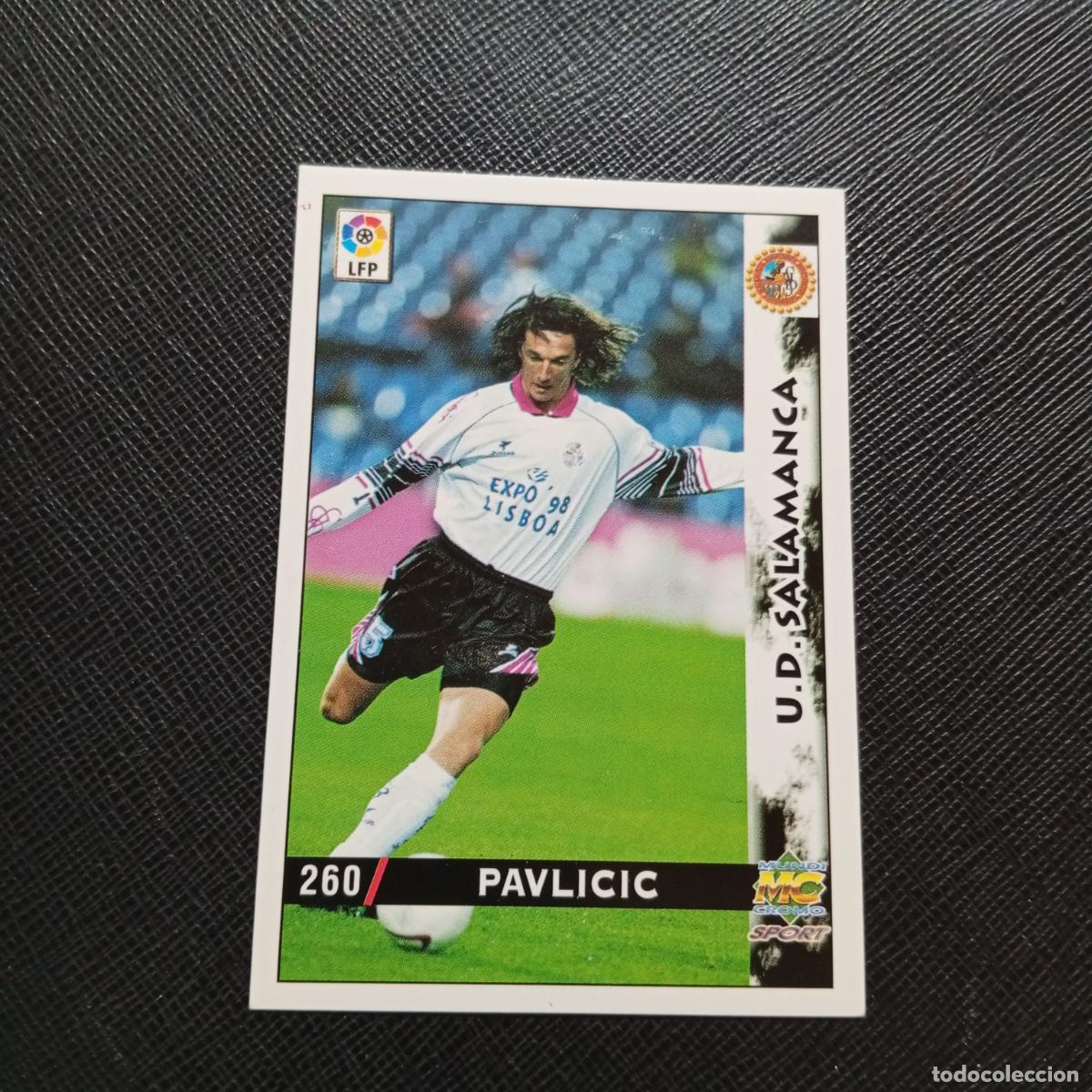Cromos de f&uacute;tbol: 260 PAVLICIC SALAMANCA MUNDICROMO 1998 1999 CROMO FUTBOL LIGA 98 99 - A218 PG35