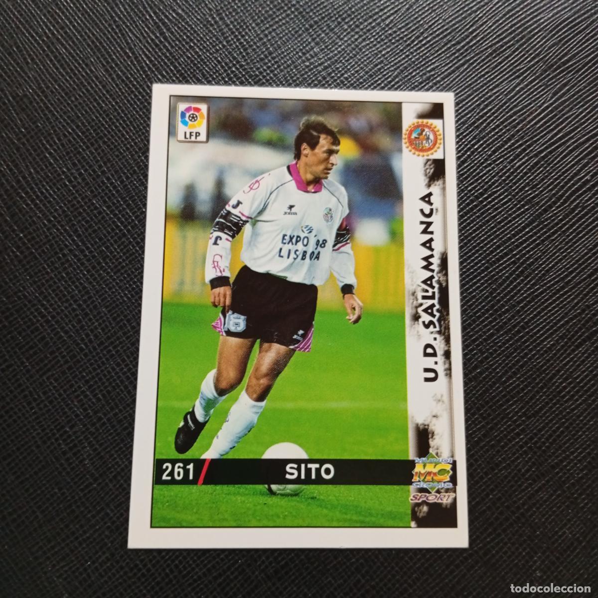 Cromos de f&uacute;tbol: 261 SITO SALAMANCA MUNDICROMO 1998 1999 CROMO FUTBOL LIGA 98 99 - A218 PG35 BAJA
