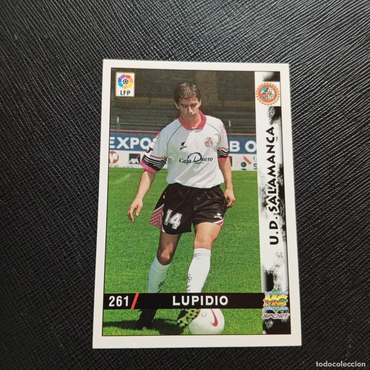 Cromos de f&uacute;tbol: 261 LUPIDO SALAMANCA MUNDICROMO 1998 1999 CROMO FUTBOL LIGA 98 99 - A218 PG35