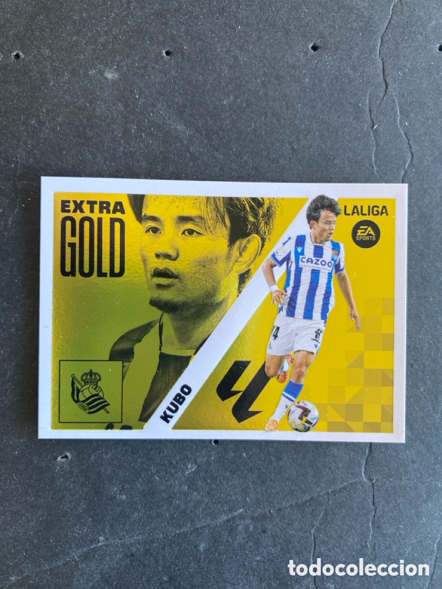 Cromos de f&uacute;tbol: Cromo liga 23/24 R Sociedad extra gold