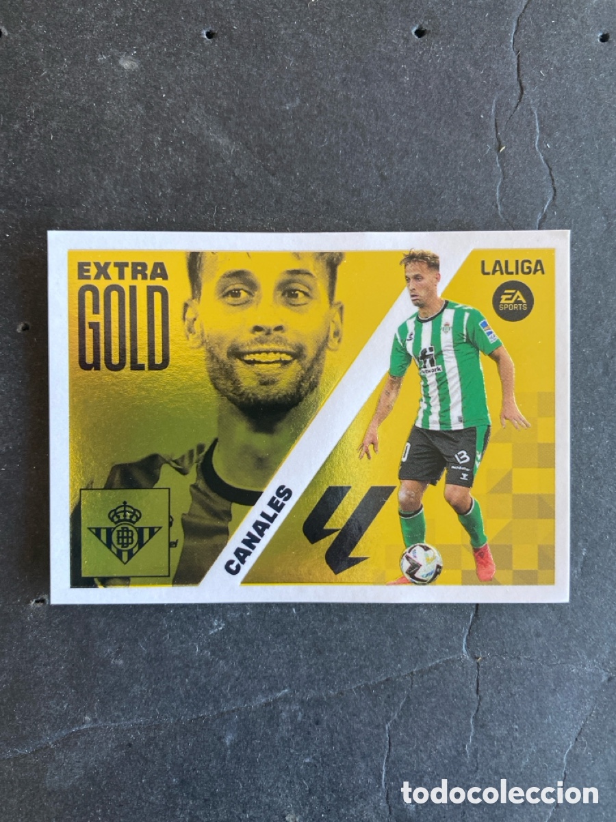 Cromos de f&uacute;tbol: Cromo liga 23/24 R Betis extra gold