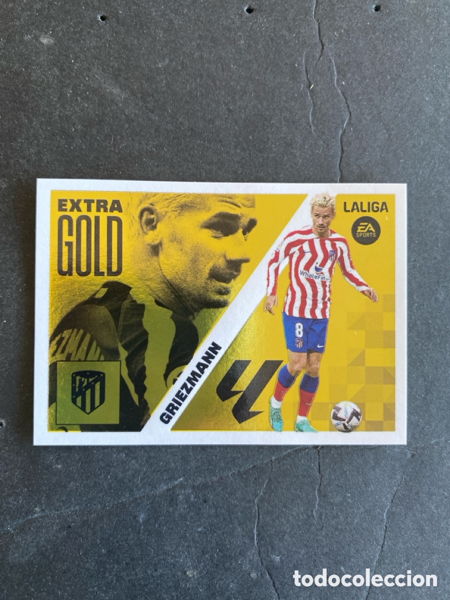 Cartes &agrave; collectionner de Football: Cromo liga 23/24 Atl&eacute;tico de Madrid extra gold