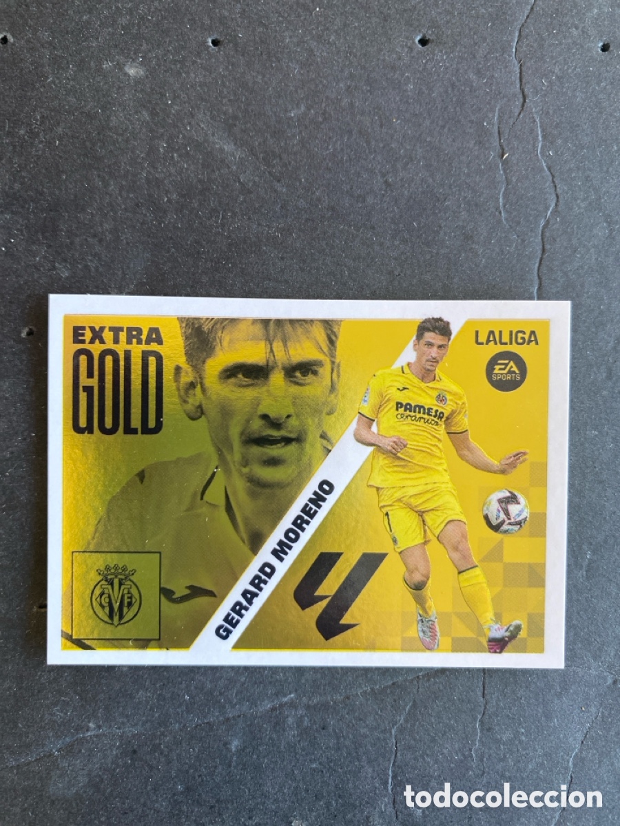 Cartes &agrave; collectionner de Football: Cromo liga 23/24 Villarreal extra gold