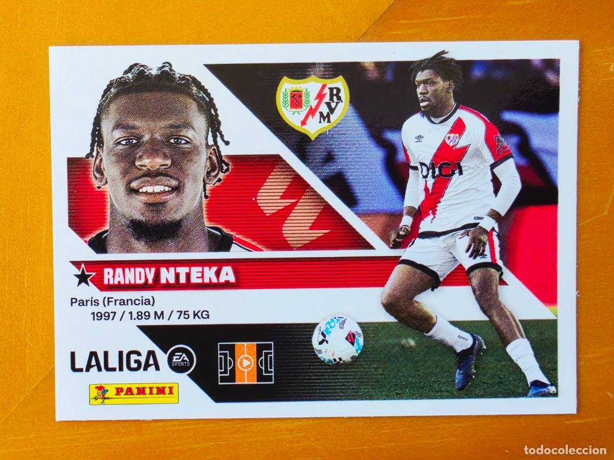 Cromos de f&uacute;tbol: 11B Randy Nteka, Rayo Vallecano, Panini Ediciones Liga Este 2026 2027 26 27 sin pegar