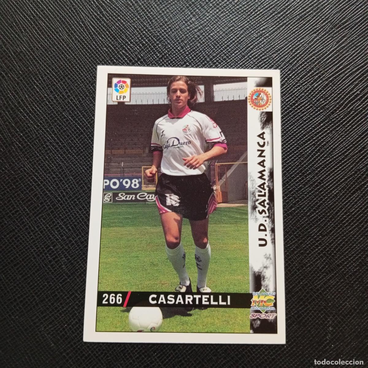 Cromos de f&uacute;tbol: 266 CASARTELLI SALAMANCA MUNDICROMO 1998 1999 CROMO FUTBOL LIGA 98 99 - A218 PG36