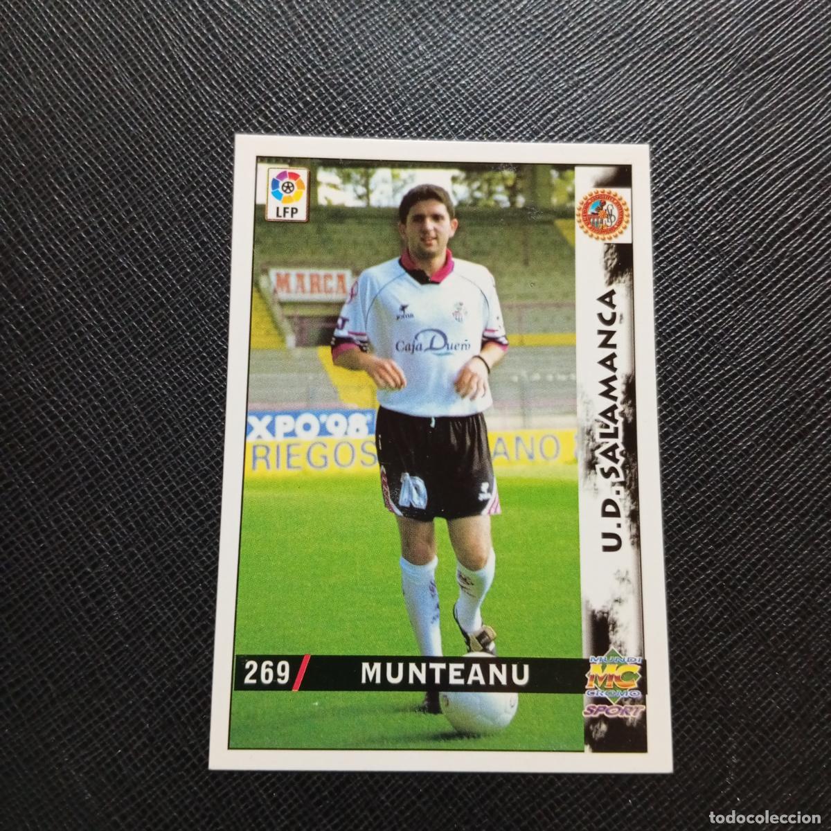 Cromos de f&uacute;tbol: 269 MUNTEANU SALAMANCA MUNDICROMO 1998 1999 CROMO FUTBOL LIGA 98 99 - A218 PG36