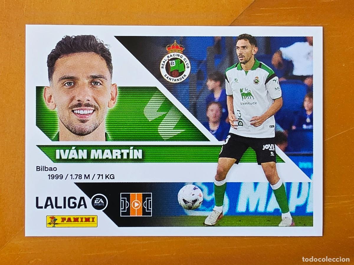Fu&szlig;ball-Sticker: &Uacute;ltimos Fichajes 34 Iv&aacute;n Mart&iacute;n, Racing de Santander, Panini Ediciones Liga Este 2026 2027 26 27