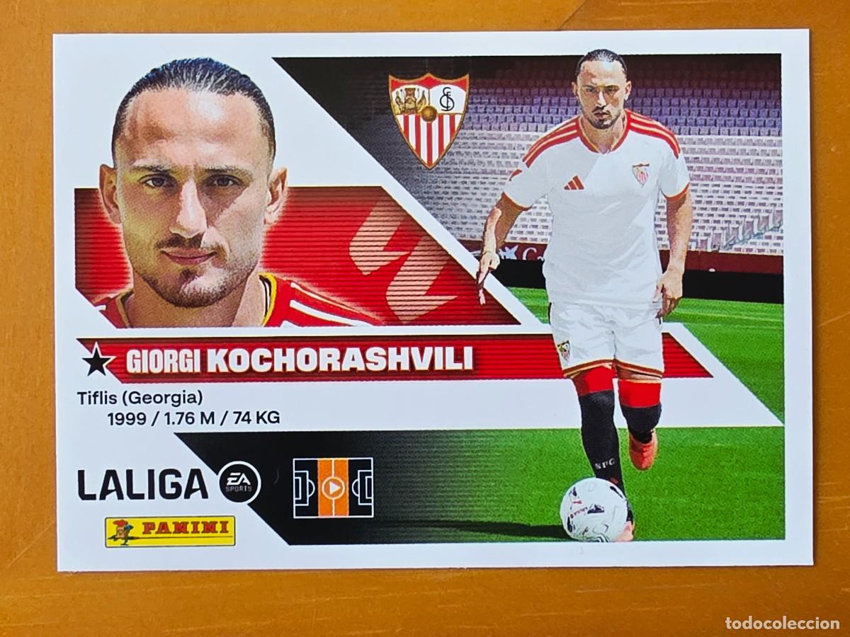 Fu&szlig;ball-Sticker: &Uacute;ltimos Fichajes 36 Giorgi Kochorashvili, Sevilla FC, Panini Ediciones Liga Este 2026 2027 26 27