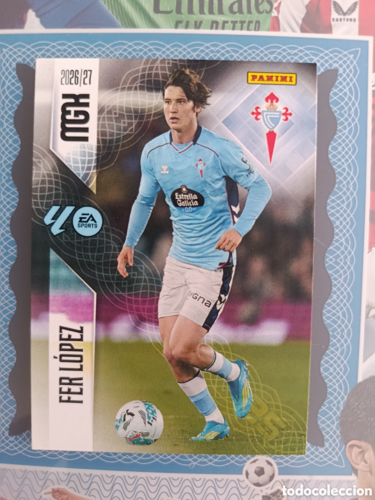 Cromos de f&uacute;tbol: MEGACRACKS 2026 2027 26 27 - PANINI - N&ordm; 121 FER L&Oacute;PEZ CELTA DE VIGO