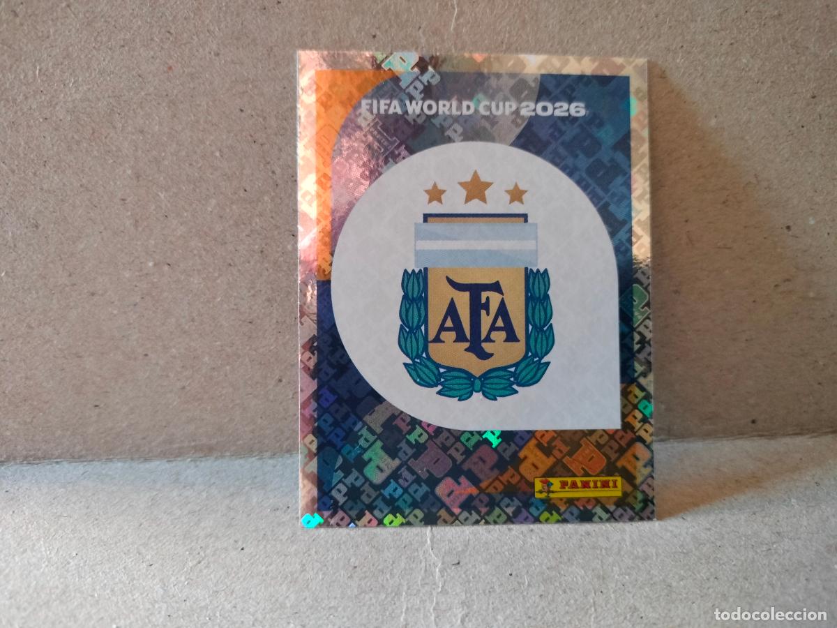 Cromos de f&uacute;tbol: CROMO FUTBOL MUNDIAL 2026 ARGENTINA ESCUDO N&Uacute;MERO 1