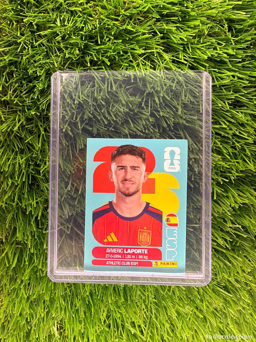 Cromos de f&uacute;tbol: N&ordm; ESP4 Aymeric Laporte Espa&ntilde;a Mundial 2026 Stickers
