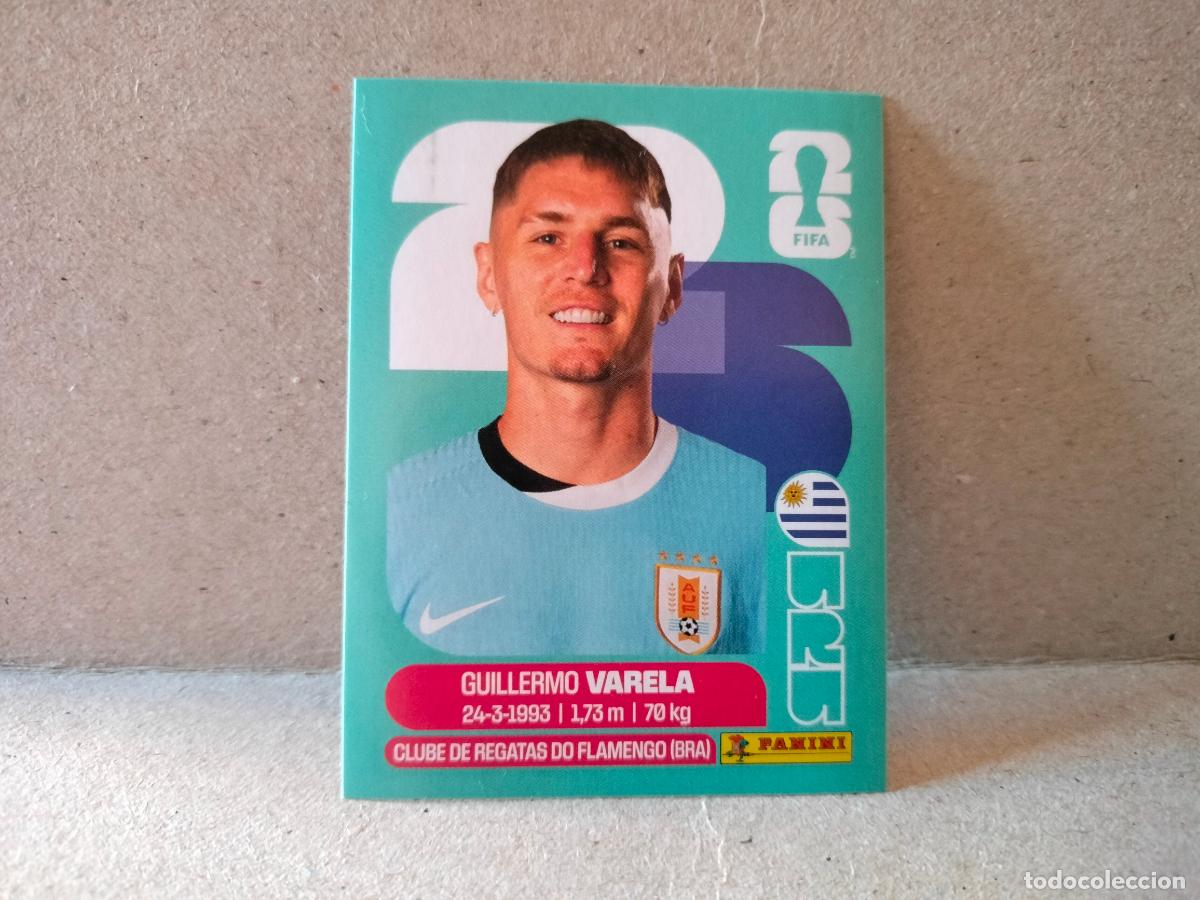 Cromos de f&uacute;tbol: CROMO FUTBOL MUNDIAL 2026 VARELA URUGUAY N&Uacute;MERO 8