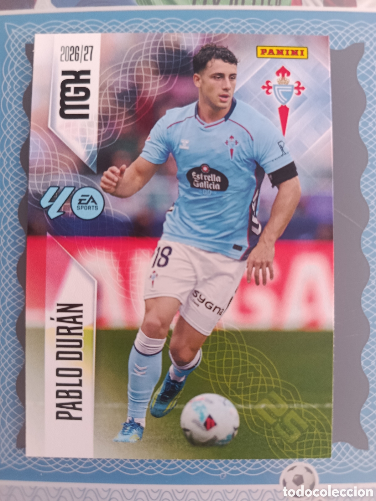 Cromos de f&uacute;tbol: MEGACRACKS 2026 2027 26 27 - PANINI - N&ordm; 123 PABLO DUR&Aacute;N CELTA DE VIGO
