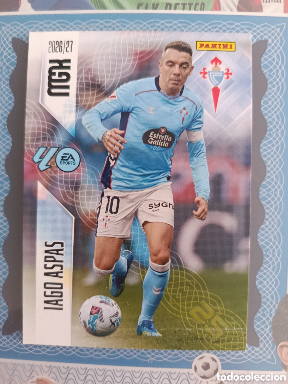 Cromos de f&uacute;tbol: MEGACRACKS 2026 2027 26 27 - PANINI - N&ordm; 124 IAGO ASPAS CELTA DE VIGO