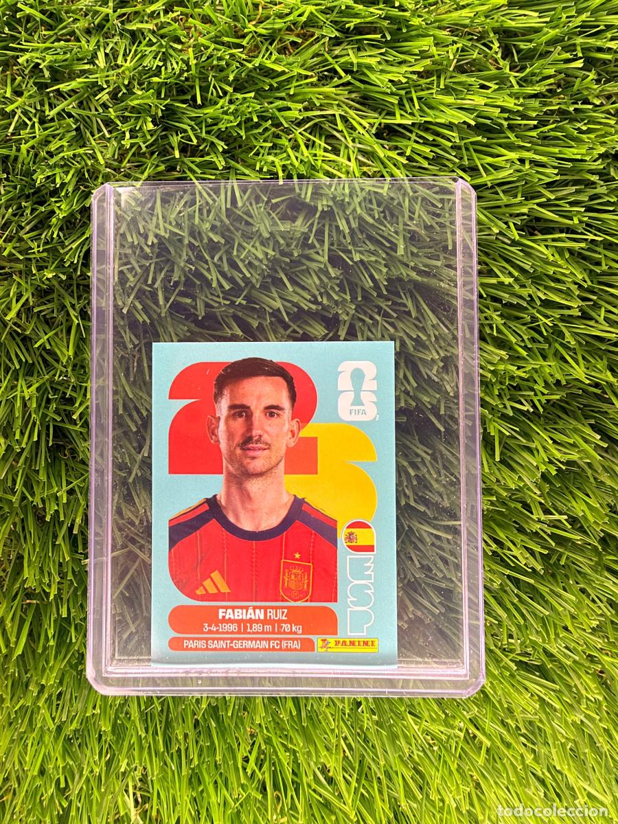 Cromos de f&uacute;tbol: N&ordm; ESP12 Fabi&aacute;n Ruiz Espa&ntilde;a Mundial 2026 Stickers
