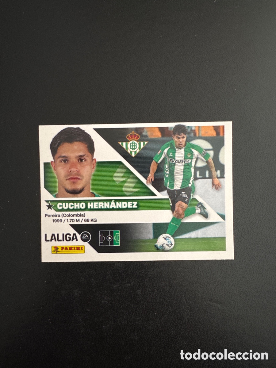 Cromos de f&uacute;tbol: CUCHO HERN&Aacute;NDEZ BETIS NUMERO 19 LIGA ESTE 2026 2027