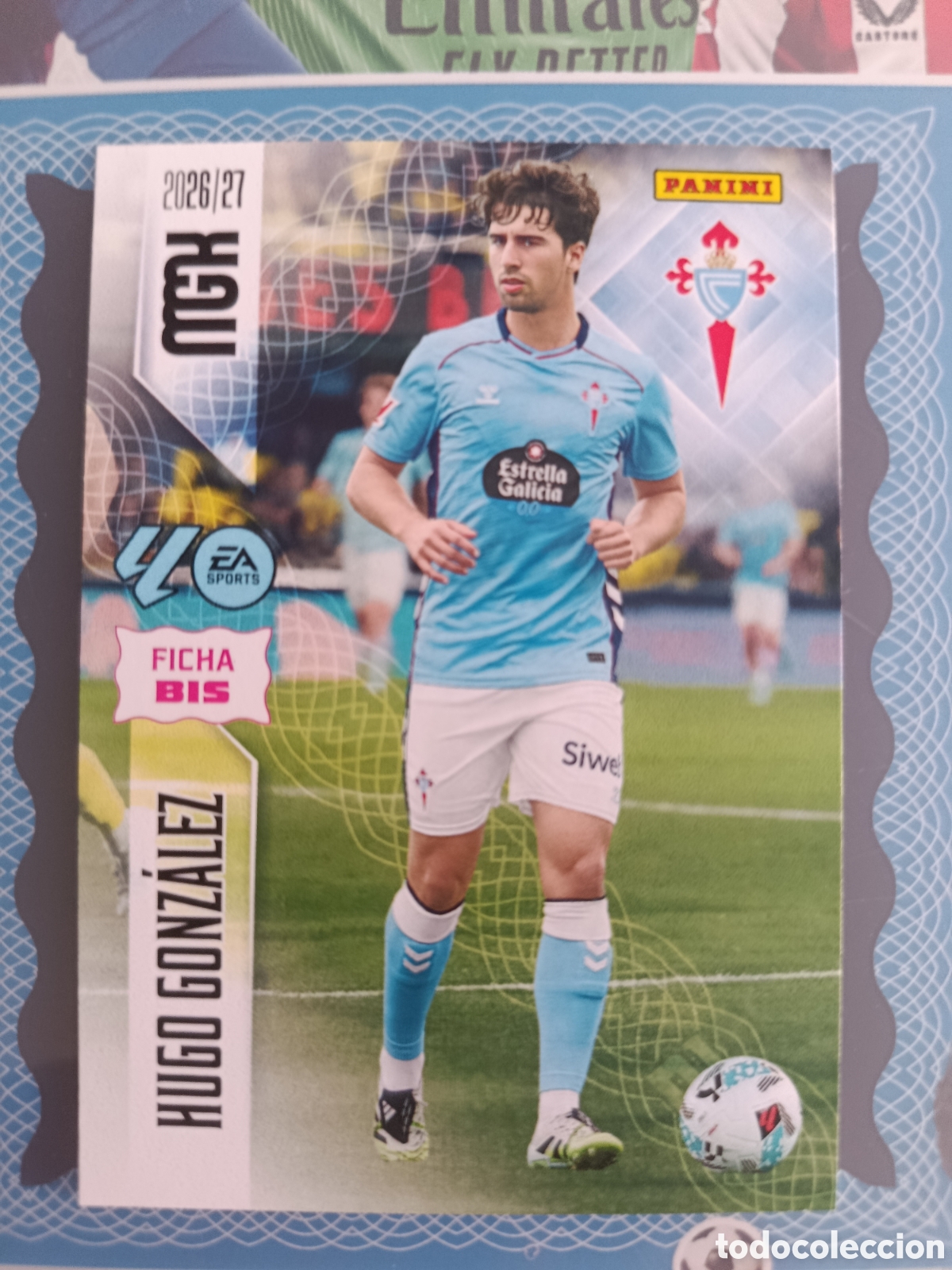 Cromos de f&uacute;tbol: MEGACRACKS 2026 2027 26 27 - PANINI - N&ordm; 123 BIS HUGO GONZ&Aacute;LEZ CELTA DE VIGO