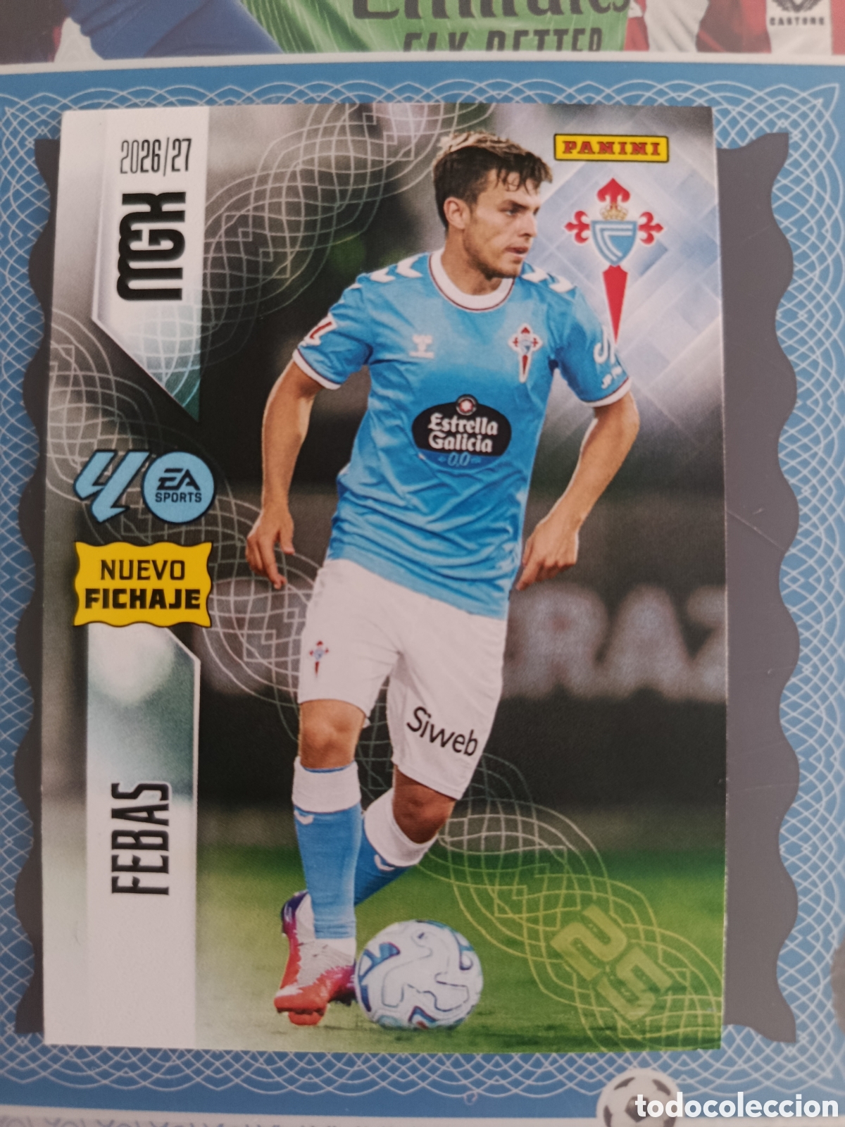 Cromos de f&uacute;tbol: MEGACRACKS 2026 2027 26 27 - PANINI - N&ordm; 483 FEBAS CELTA DE VIGO
