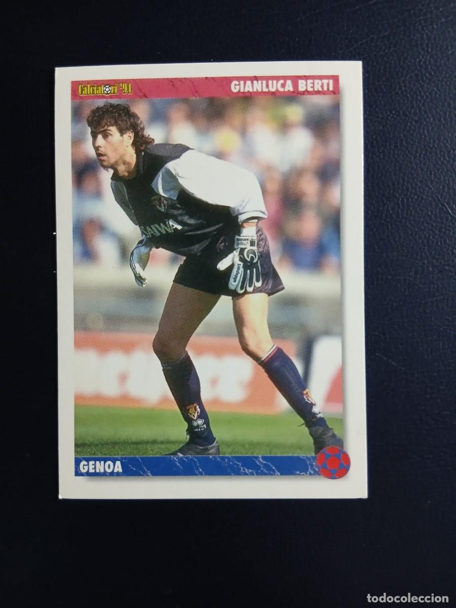 Cromos de f&uacute;tbol: 75 Gianluca Berti - Genoa - Calciatori Joker 93 94 - Calcio 1993 1994