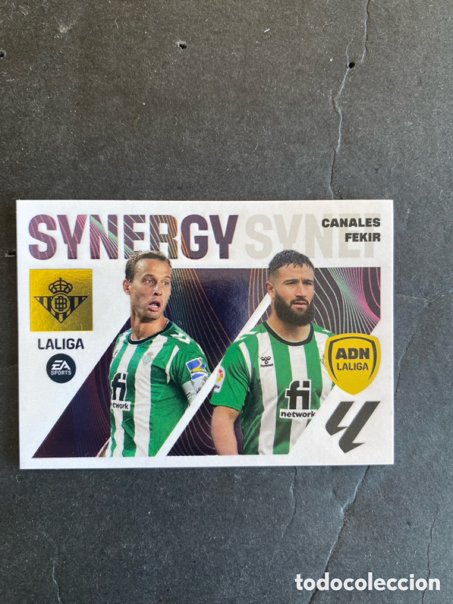 Cromos de f&uacute;tbol: Cromo liga 23/24 R Betis N* 7 synergy