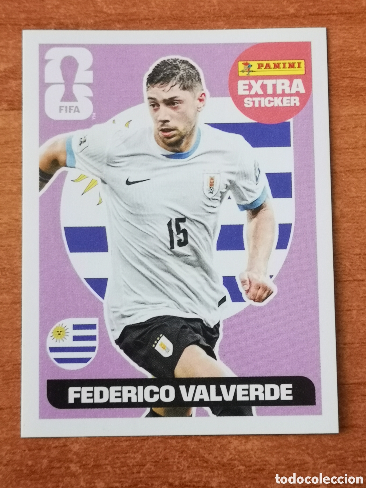 Cromos de f&uacute;tbol: Extra sticker Federico Valverde Panini Mundial 2026