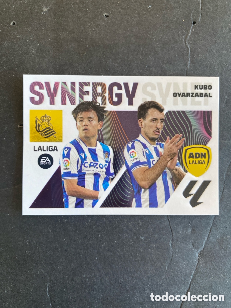 Cromos de f&uacute;tbol: Cromo liga 23/24 R Sociedad N* 16 synergy