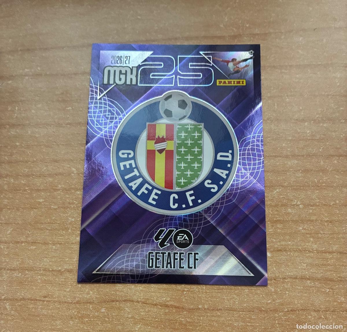 Cromos de f&uacute;tbol: 181 ESCUDO GETAFE MEGACRACKS 2026 2027