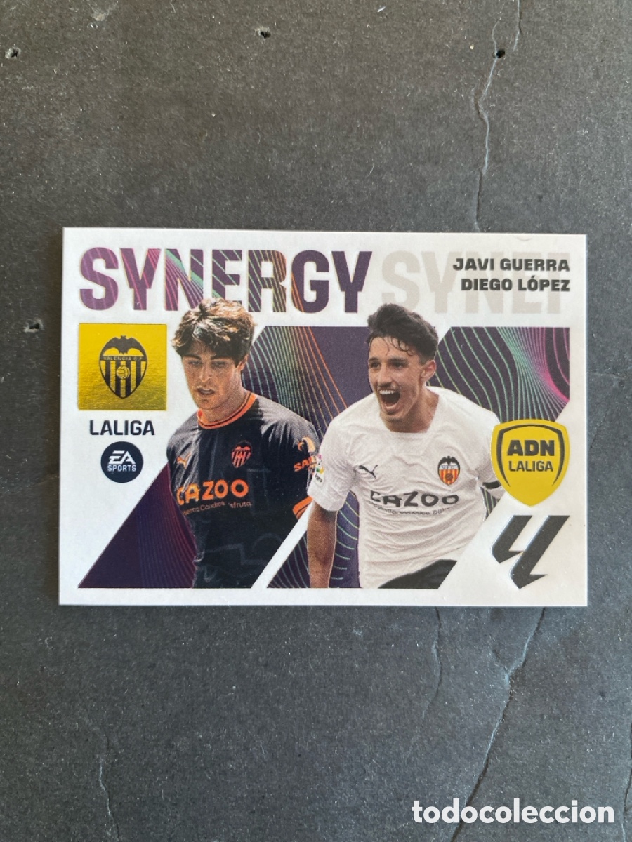 Cromos de f&uacute;tbol: Cromo liga 23/24 Valencia N* 17 synergy