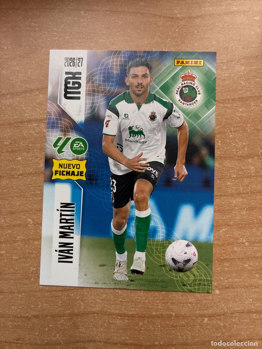 Cromos de Futebol: 481 IV&Aacute;N MART&Iacute;N NUEVO FICHAJE RACING SANTANDER MEGACRACKS 2026 2027