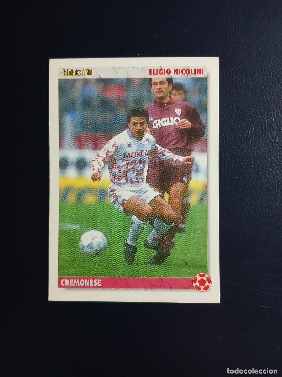 Cartes &agrave; collectionner de Football: 50 Eligio Nicolini - Cremonese - Calciatori Joker 93 94 - Calcio 1993 1994