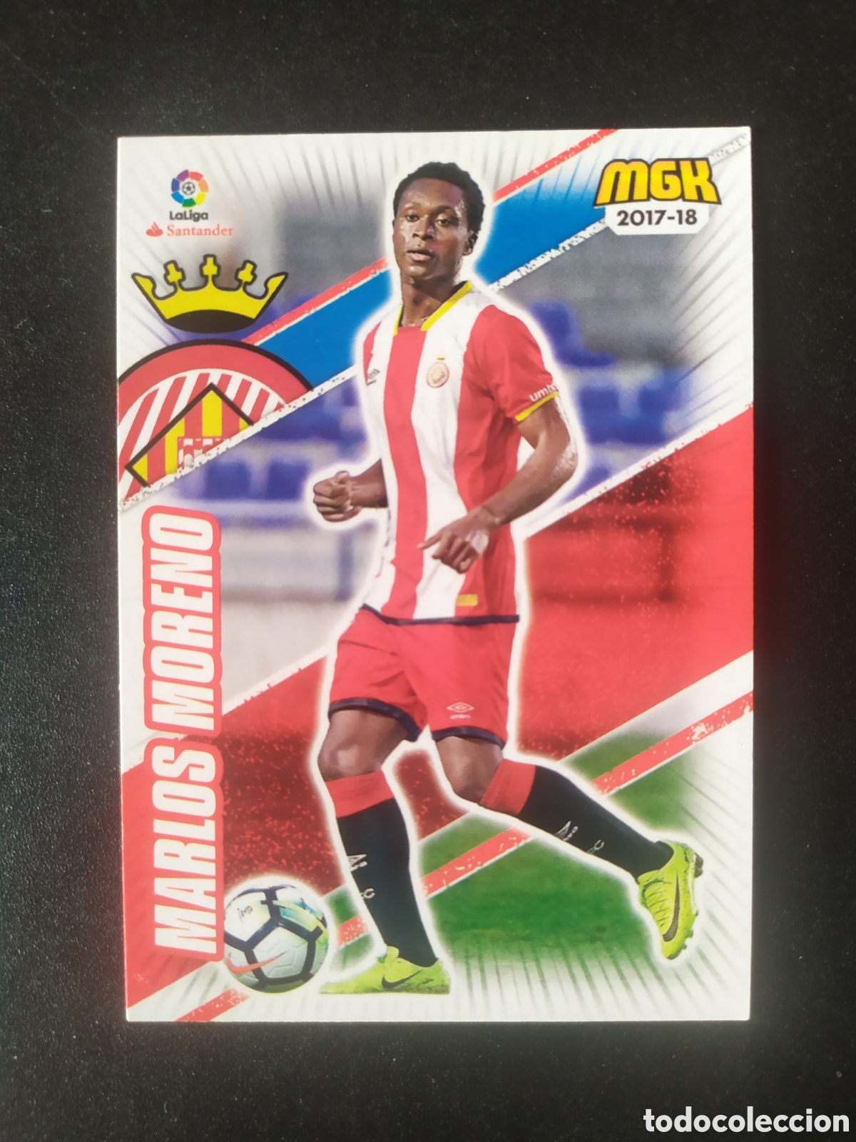 Cromos de f&uacute;tbol: Megacracks 2017 2018 17 18 panini Marlos Moreno n&deg; 286 Girona