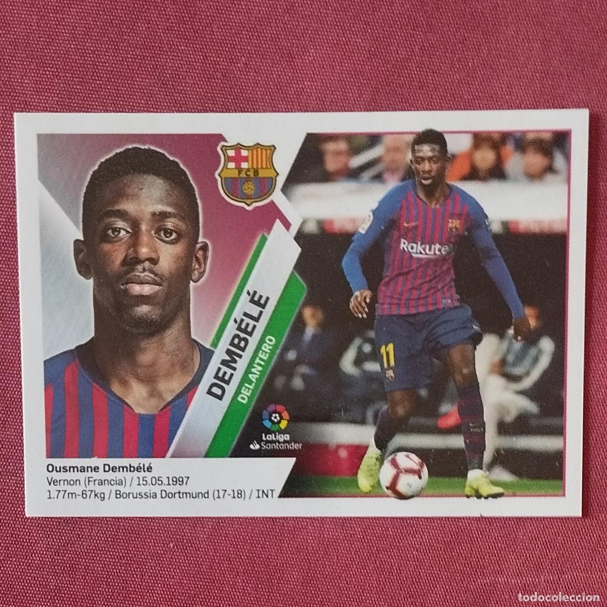 Cromos de f&uacute;tbol: DEMBELE - F. C BARCELONA - LIGA ESTE 2019 2020 - 19 20