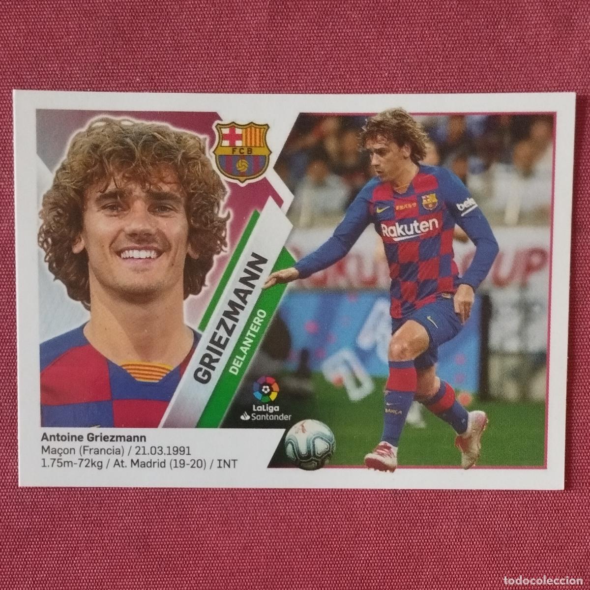 Cromos de f&uacute;tbol: GRIEZMANN - F. C BARCELONA - LIGA ESTE 2019 2020 - 19 20 - ULTIMOS FICHAJES