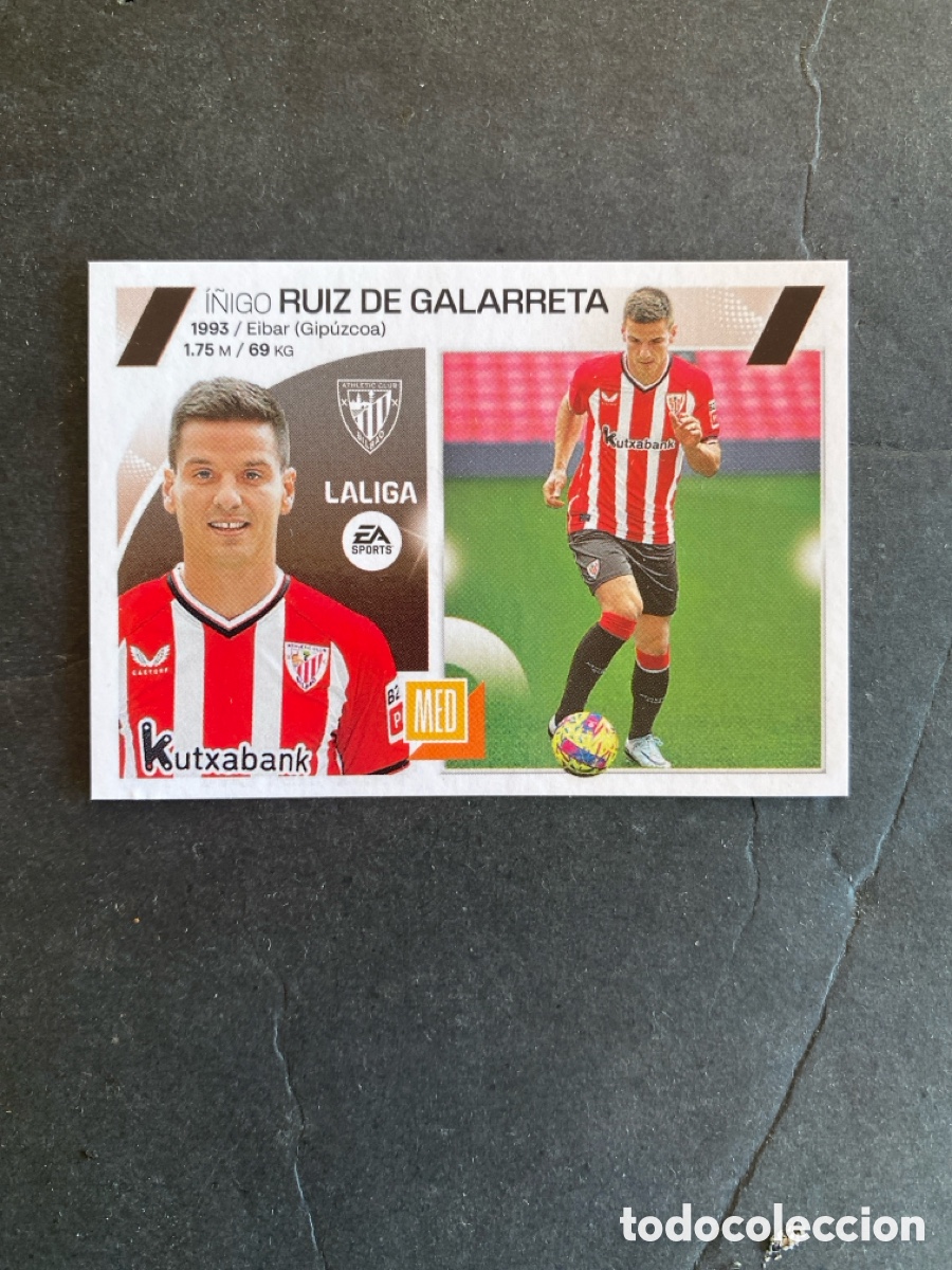 Cromos de f&uacute;tbol: Cromo liga 23/24 Athletic club N* 1 &uacute;ltimos fichajes