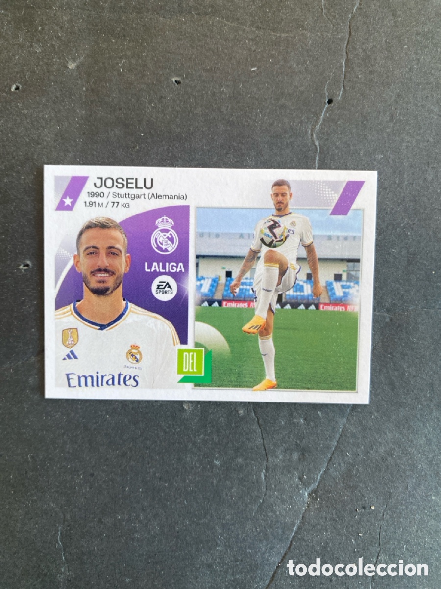 Cromos de f&uacute;tbol: Cromo liga 23/24 R Madrid N* 3 &uacute;ltimos fichajes