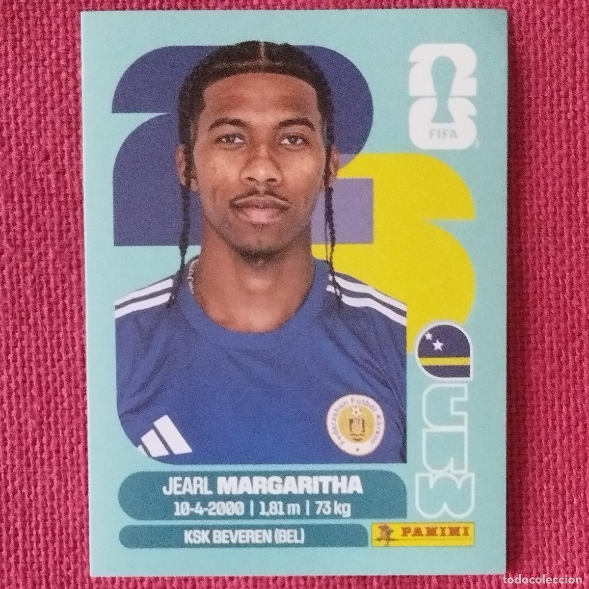 Cromos de f&uacute;tbol: JEARL MARGARITHA - CURA&Ccedil;AO - CUW 16 - MUNDIAL DE FUTBOL 2026 - FIFA WORLD CUP