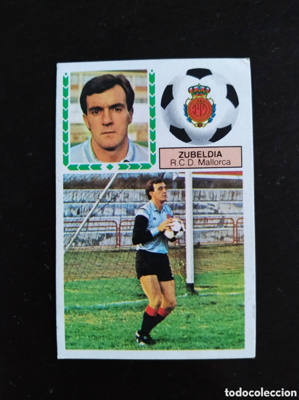 Cromos de f&uacute;tbol: ZUBELDIA COLOCA MALLORCA LIGA EDICIONES ESTE 1983 1984 83 84 NUNCA PEGADO SIN PEGAR