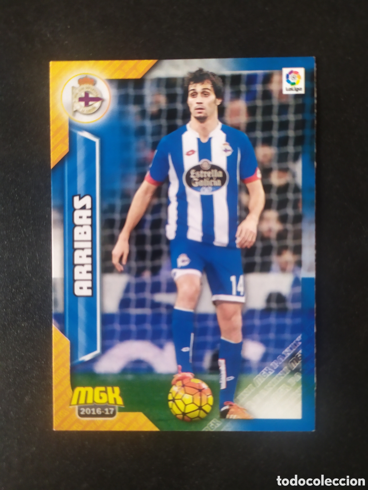 Cromos de f&uacute;tbol: Megacracks 2016 2017 16 17 panini Arribas n&deg; 170 Deportivo Coru&ntilde;a