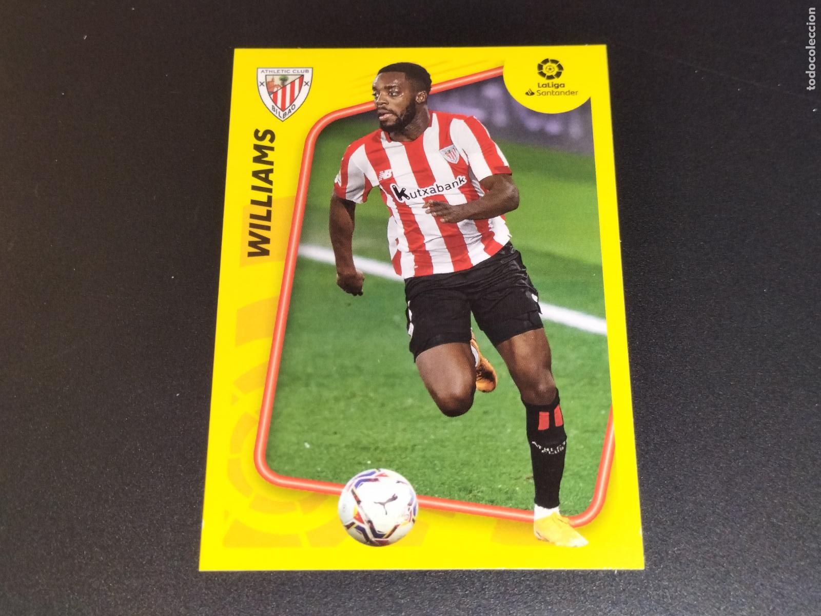 Cromos de f&uacute;tbol: N&ordm; 3 I&Ntilde;AKI WILLIAMS ATHLETIC BILBAO CROMOS LALIGA SANTANDER ESTE LIGA 2021 2022 21 22 PANINI