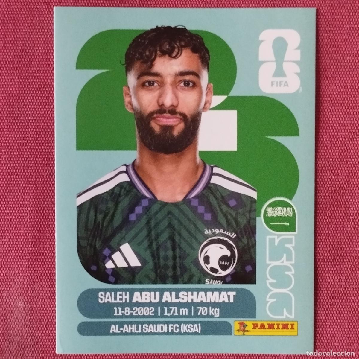 Cromos de f&uacute;tbol: ABU ALSHAMAT - ARABIA SAUDI - KSA 14- MUNDIAL DE FUTBOL 2026 - FIFA WORLD CUP