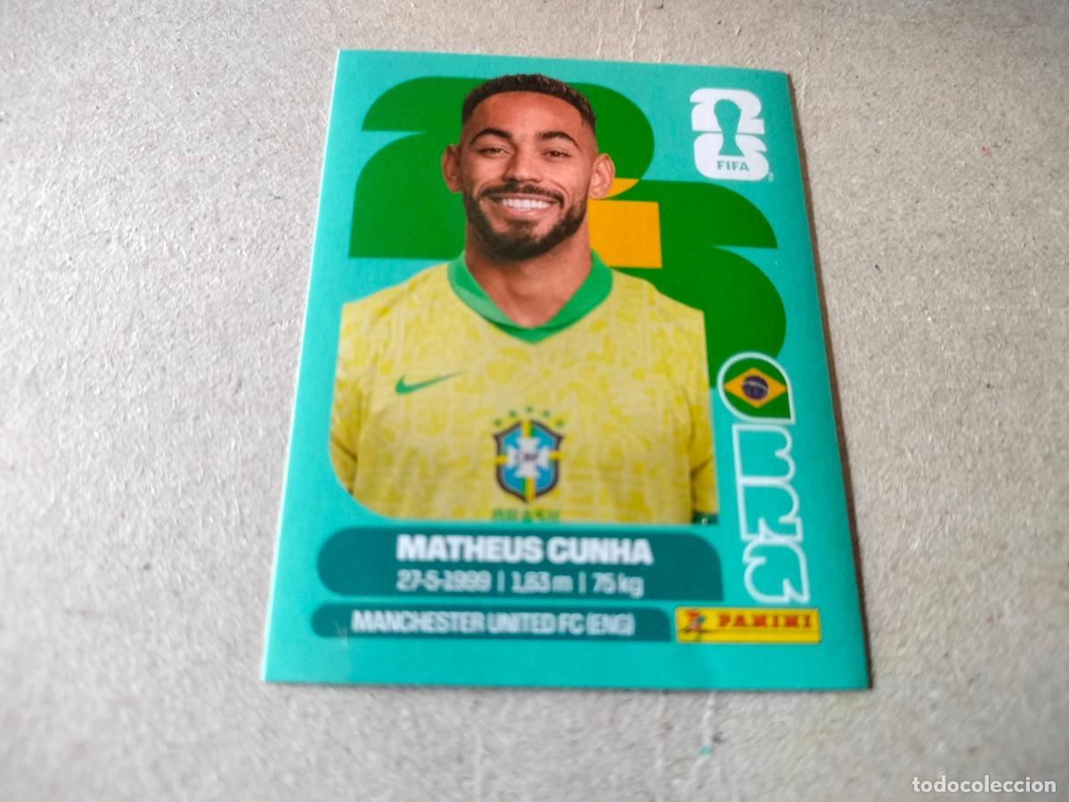 Cromos de f&uacute;tbol: CROMO FUTBOL MUNDIAL 2026 CUNHA BRASIL N&Uacute;MERO 17
