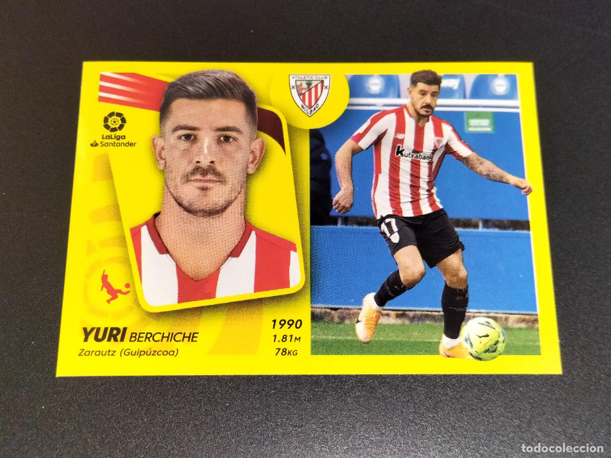 Cromos de f&uacute;tbol: N&ordm; 11 A YURI BERCHICHE ATHLETIC BILBAO CROMOS LALIGA SANTANDER ESTE LIGA 2021 2022 21 22 PANINI